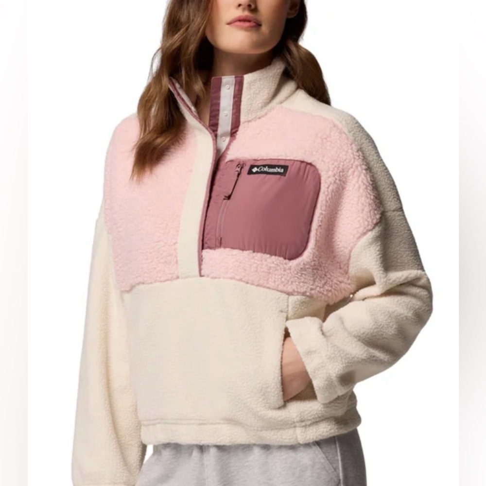 NWT Columbia Lodge Sherpa Fleece Jacket - Picture 3 of 3